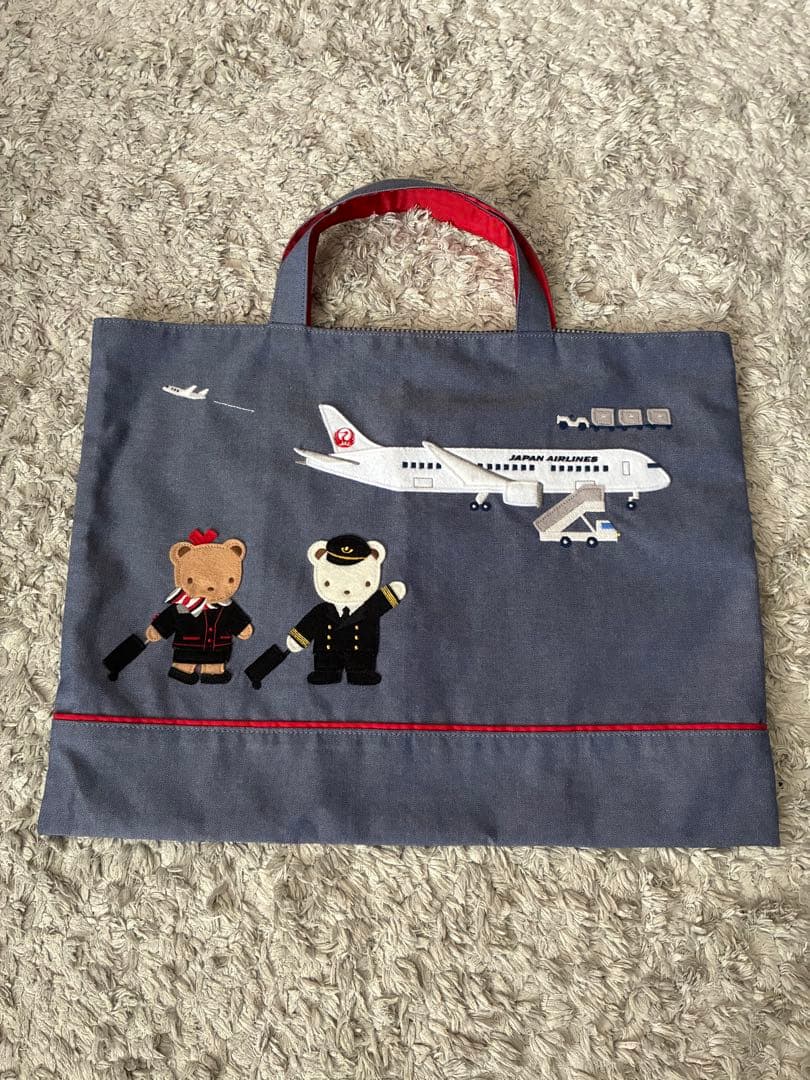 美品　JALファミリア　トートバッグ　国際線限定