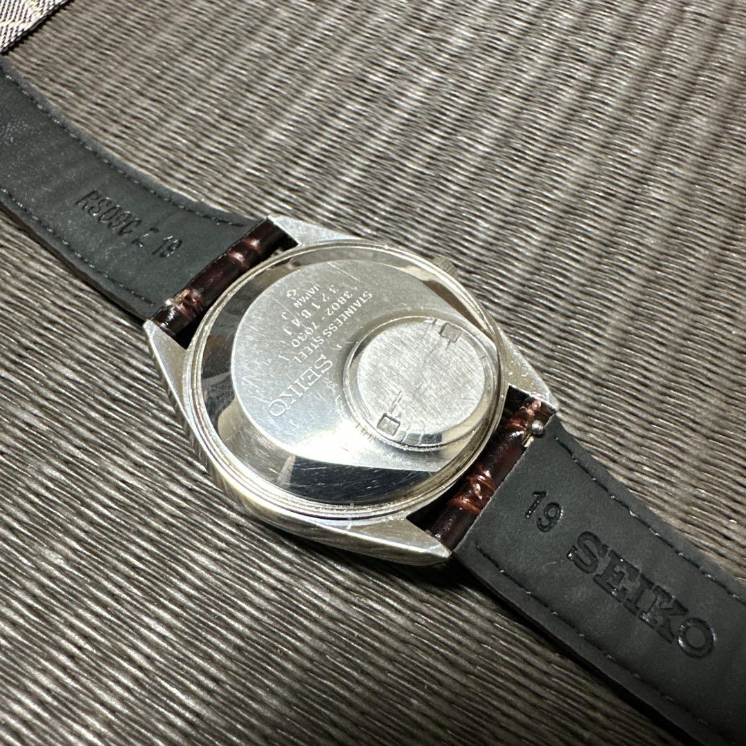 SEIKO クォーツ 稼動品　 3802-7030 美品　ダイヤモンドダスト