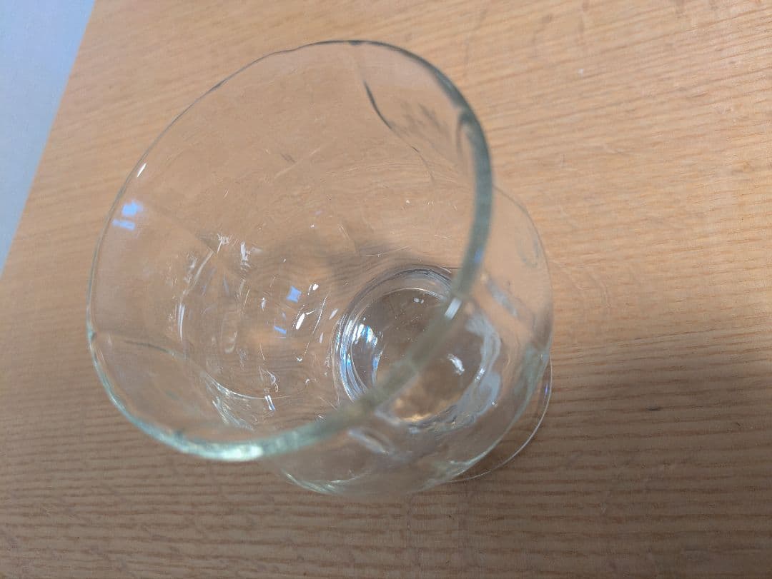 新品未使用　ガラス作家安土草多さんのワイングラスです