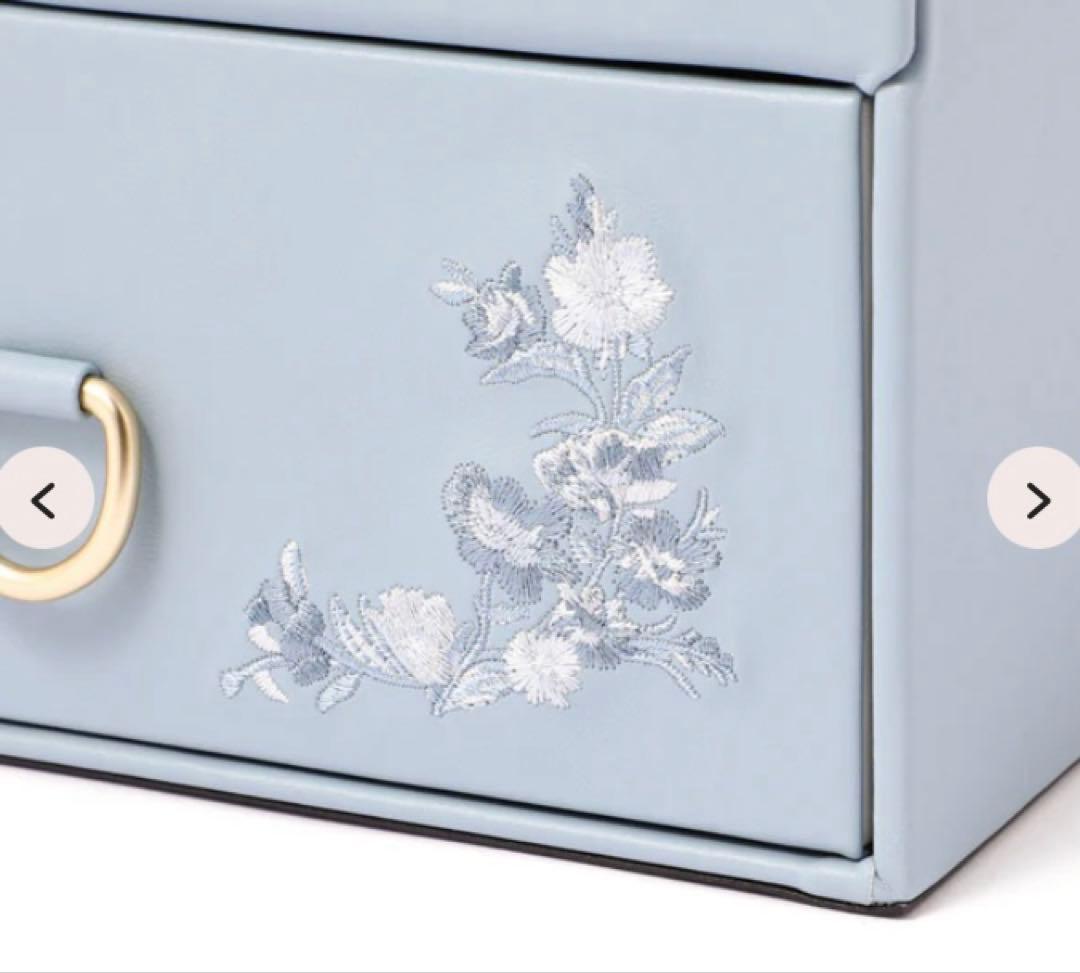 小物入れ Francfranc EMBROIDERY COSMETIC BOX