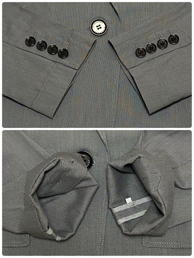 バーバリーロンドン セットアップ パンツスーツ サイズ40 チェック グレー