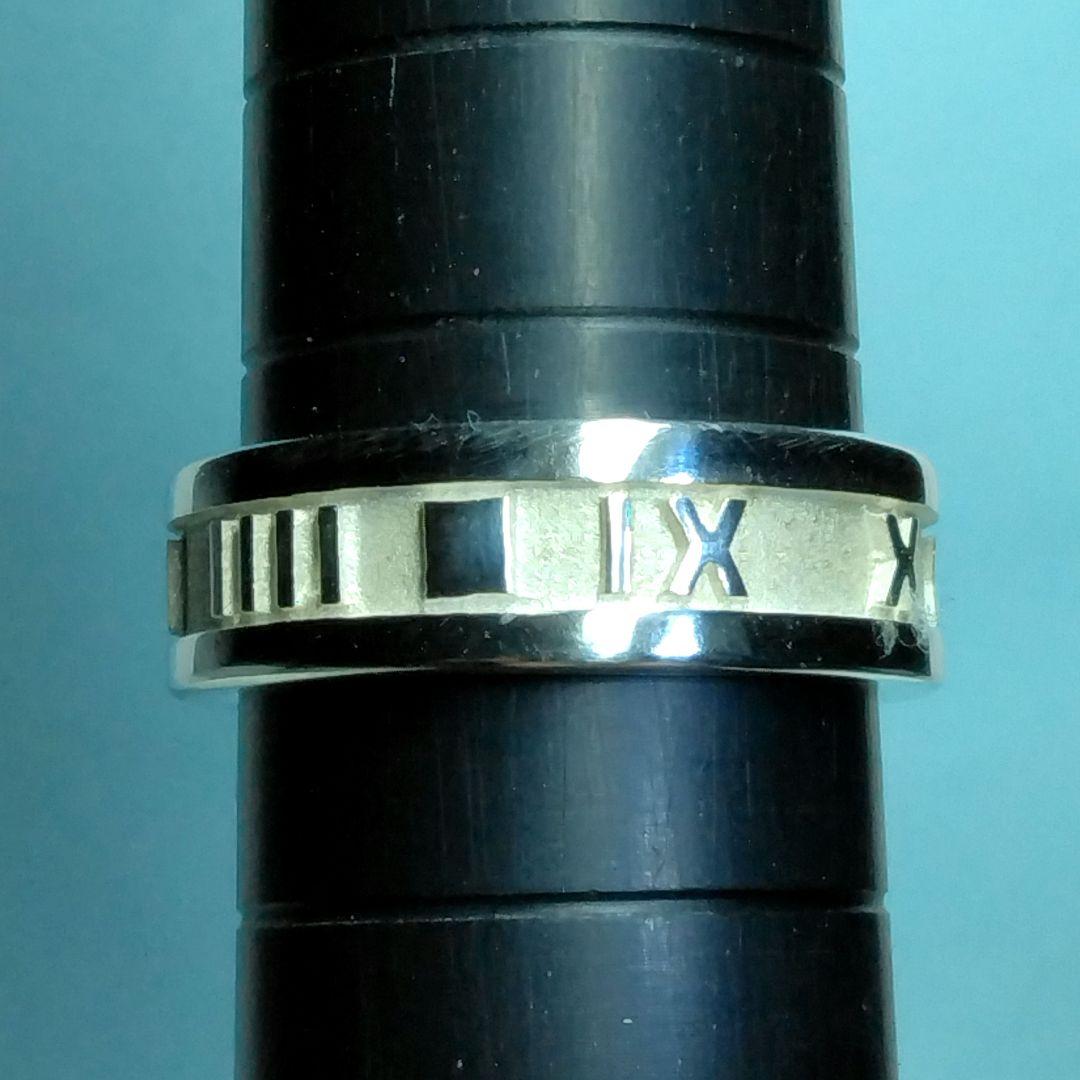 ティファニーアトラスリング 14号弱　新品仕上げ　ほぼ無傷未使用に近い