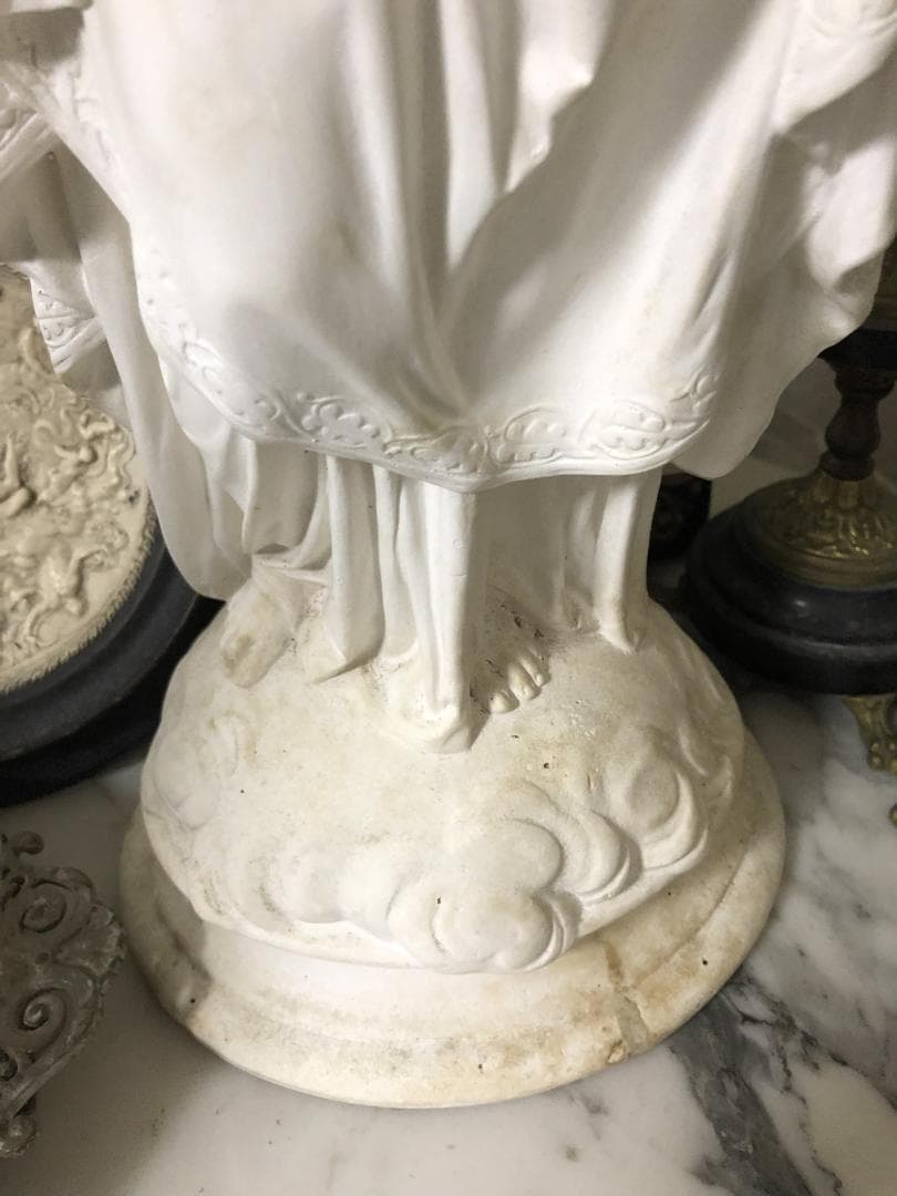 フランスアンティーク　聖母子像　マリア像