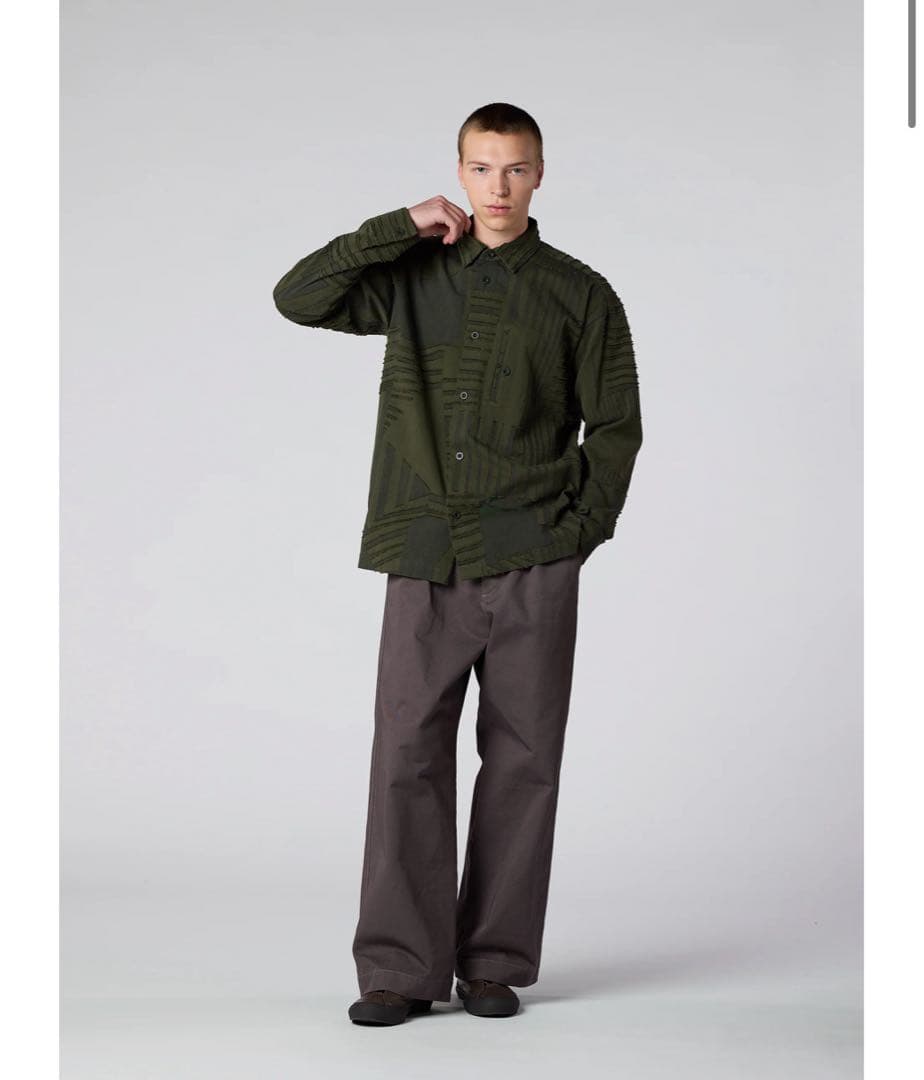 トップス 25aw im men GEOMETRY JACQUARD SHIRT