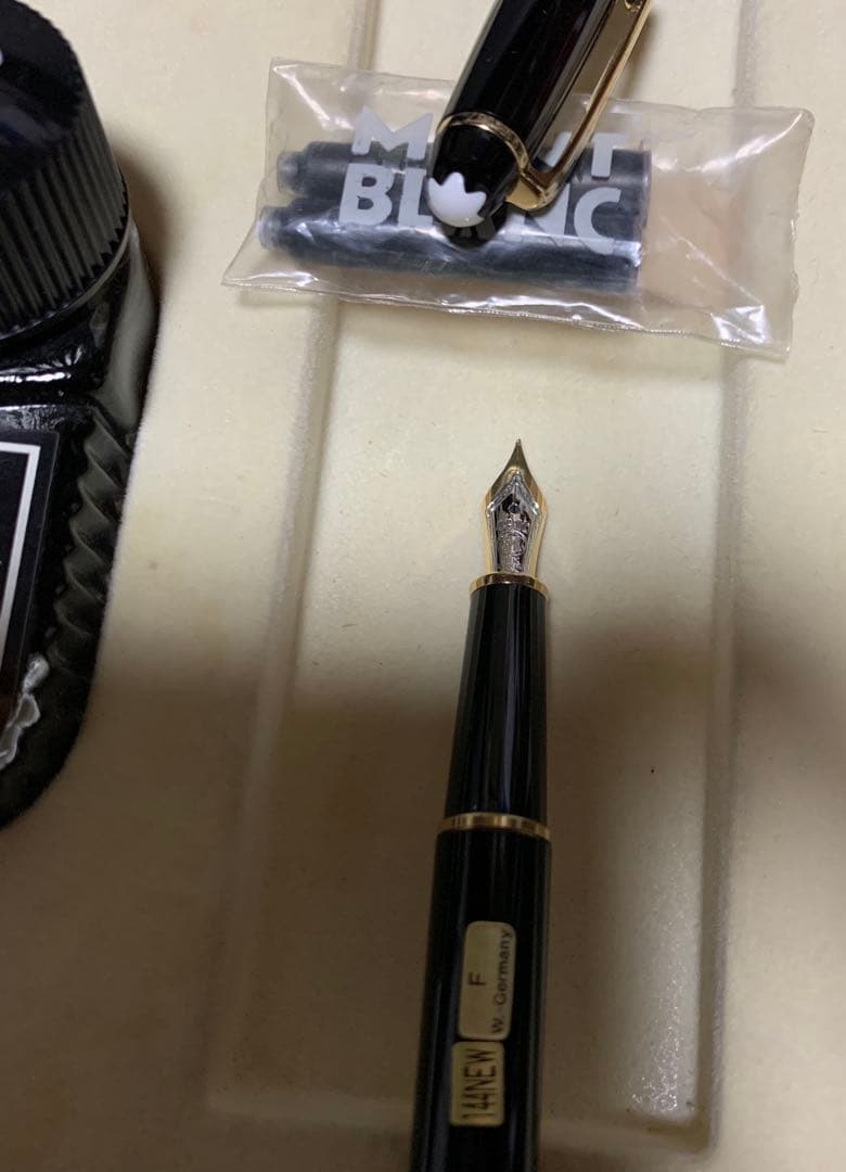 新品当時物　Mont Blanc 万年筆 インク瓶 セット　オールド
