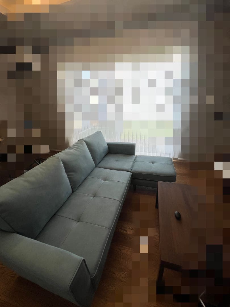 【美品】 RELAX FORM PLT101 ブルースター 3人掛け ソファ