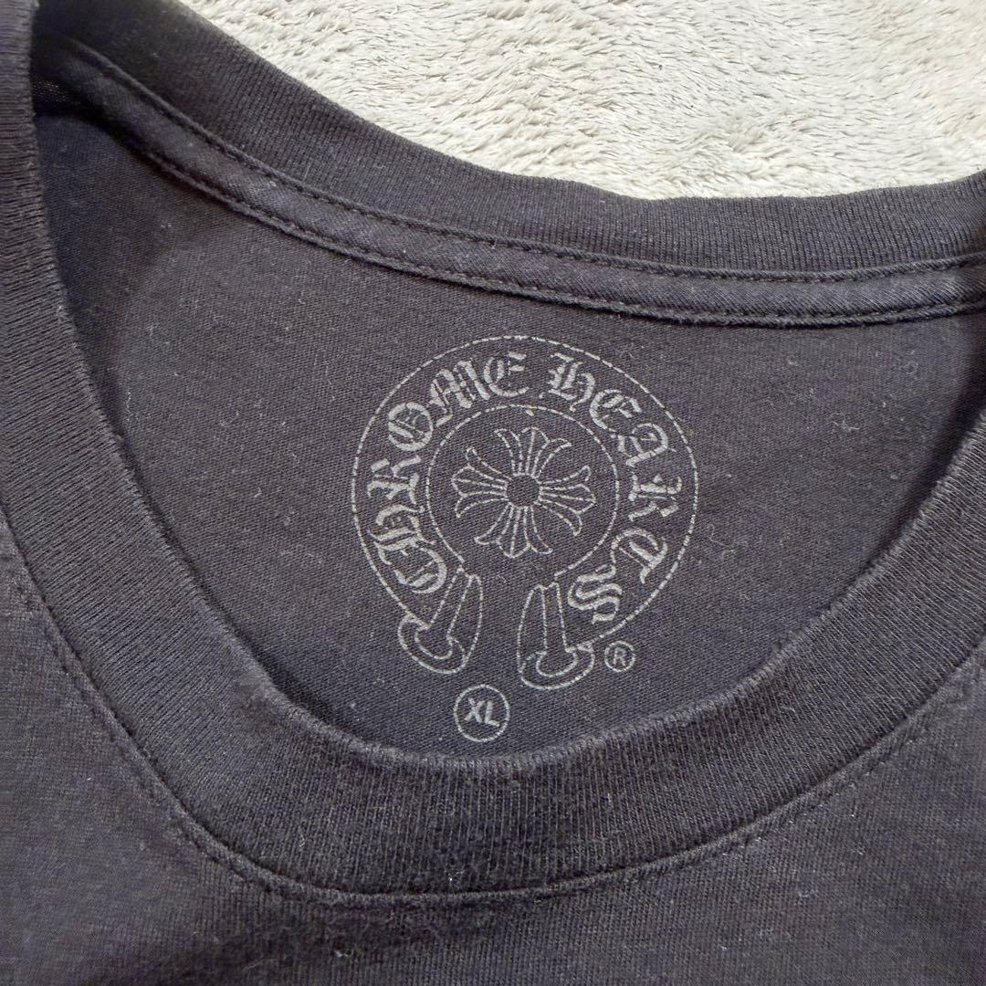 クロムハーツ　アームロゴ　長袖Tシャツ　XLサイズ ブラック