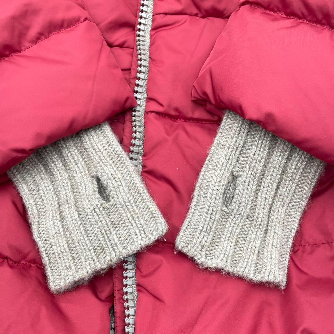 【美品】 ヘルノ ポーラテック ダウンジャケット ニット切替 L 40