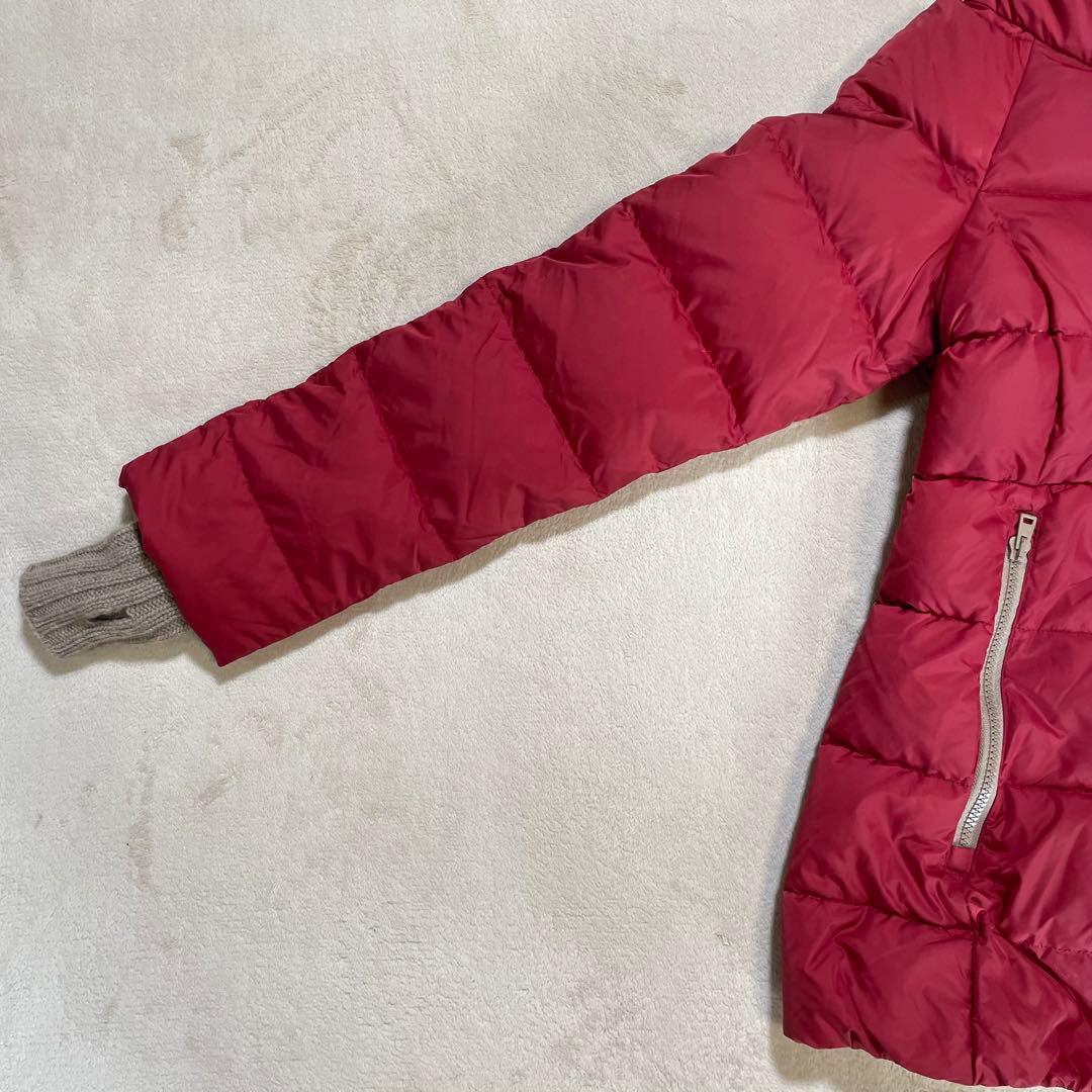 【美品】 ヘルノ ポーラテック ダウンジャケット ニット切替 L 40