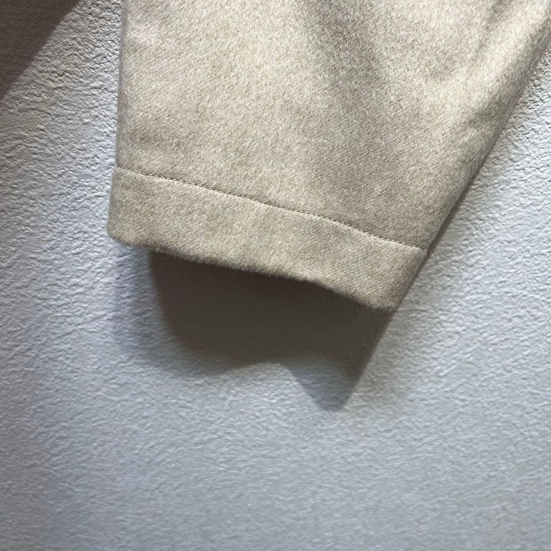 希少 JIL SANDER 上質 キャメル デザイン チェスター ロングコート