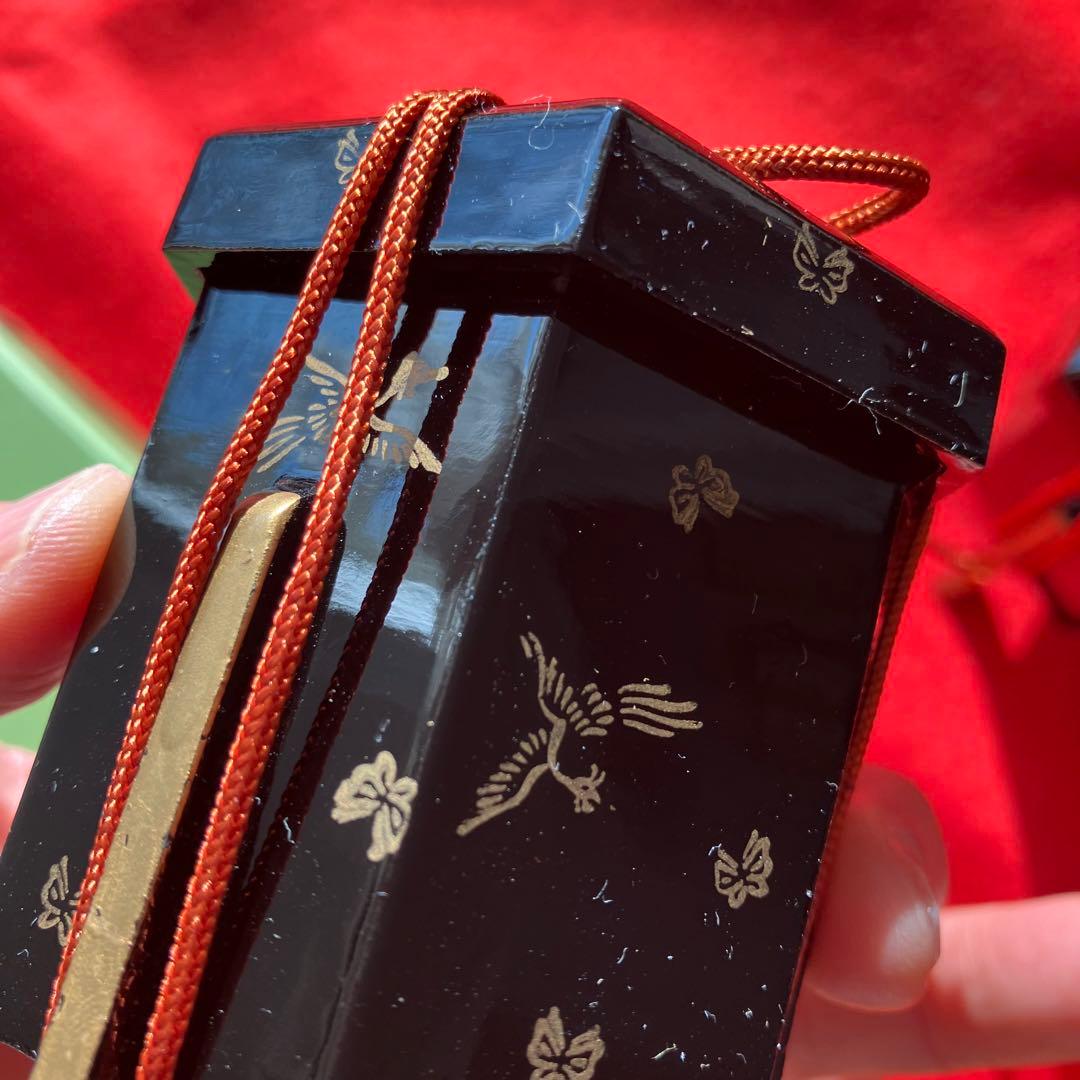 美品　貝桶　①真多呂人形　木目込み雛人形の貝桶　木製