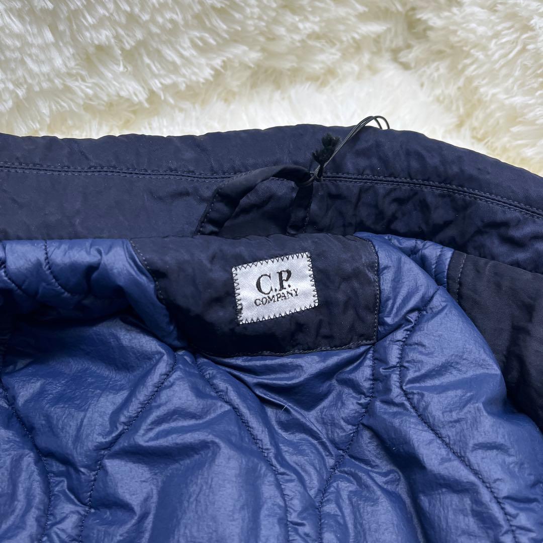 未使用　C.P.COMPANY NYLON ネイビー　ステンカラーコート 48