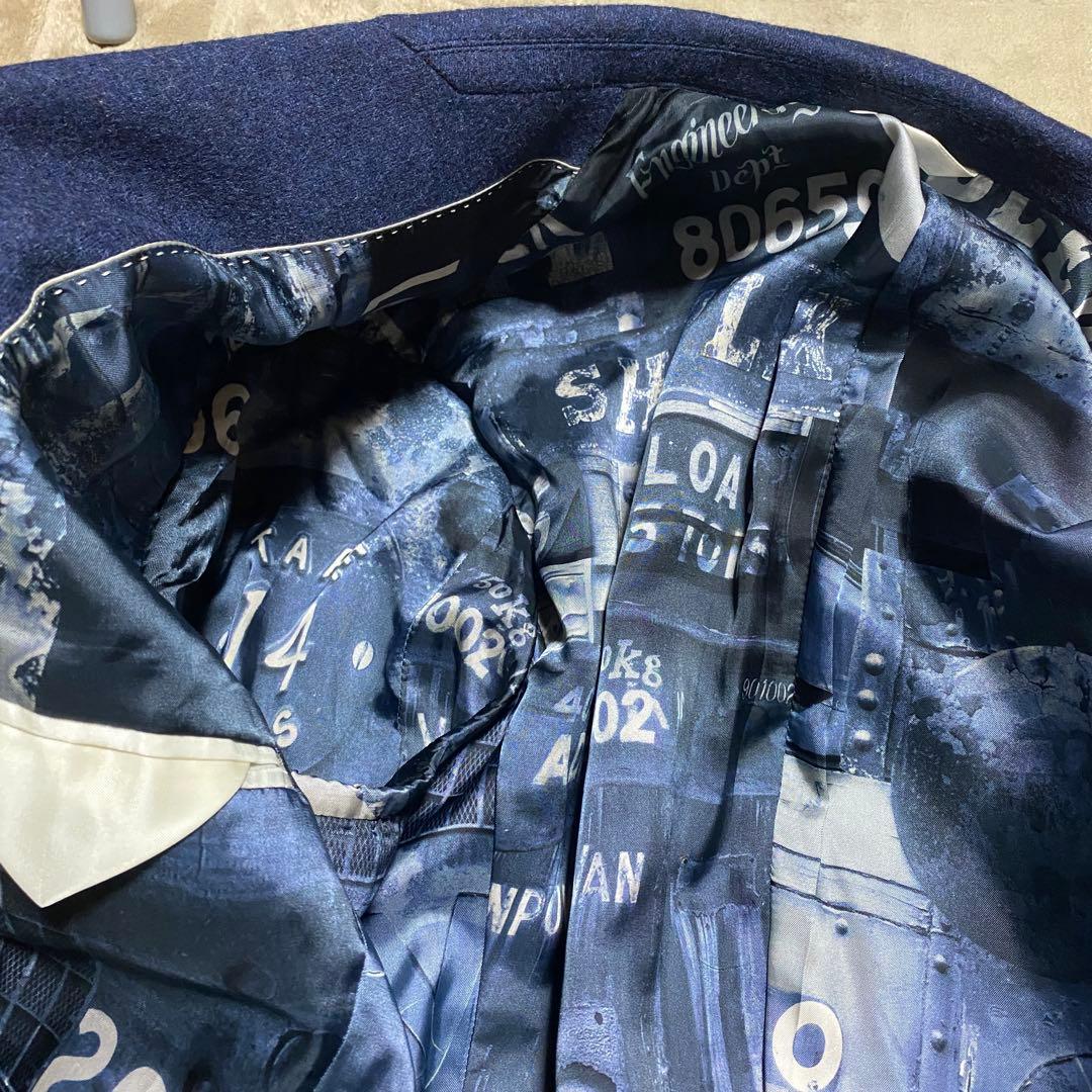 機関車プリント　チェスターコート　ポールスミスコレクション　Paul Smith