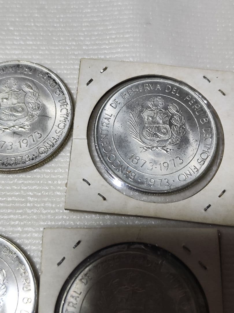 日本ペルー修好100周年記念　100ソル銀貨 記念硬貨