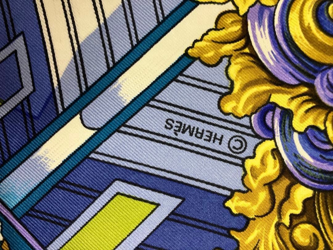 エルメス　船のイラスト スカーフ