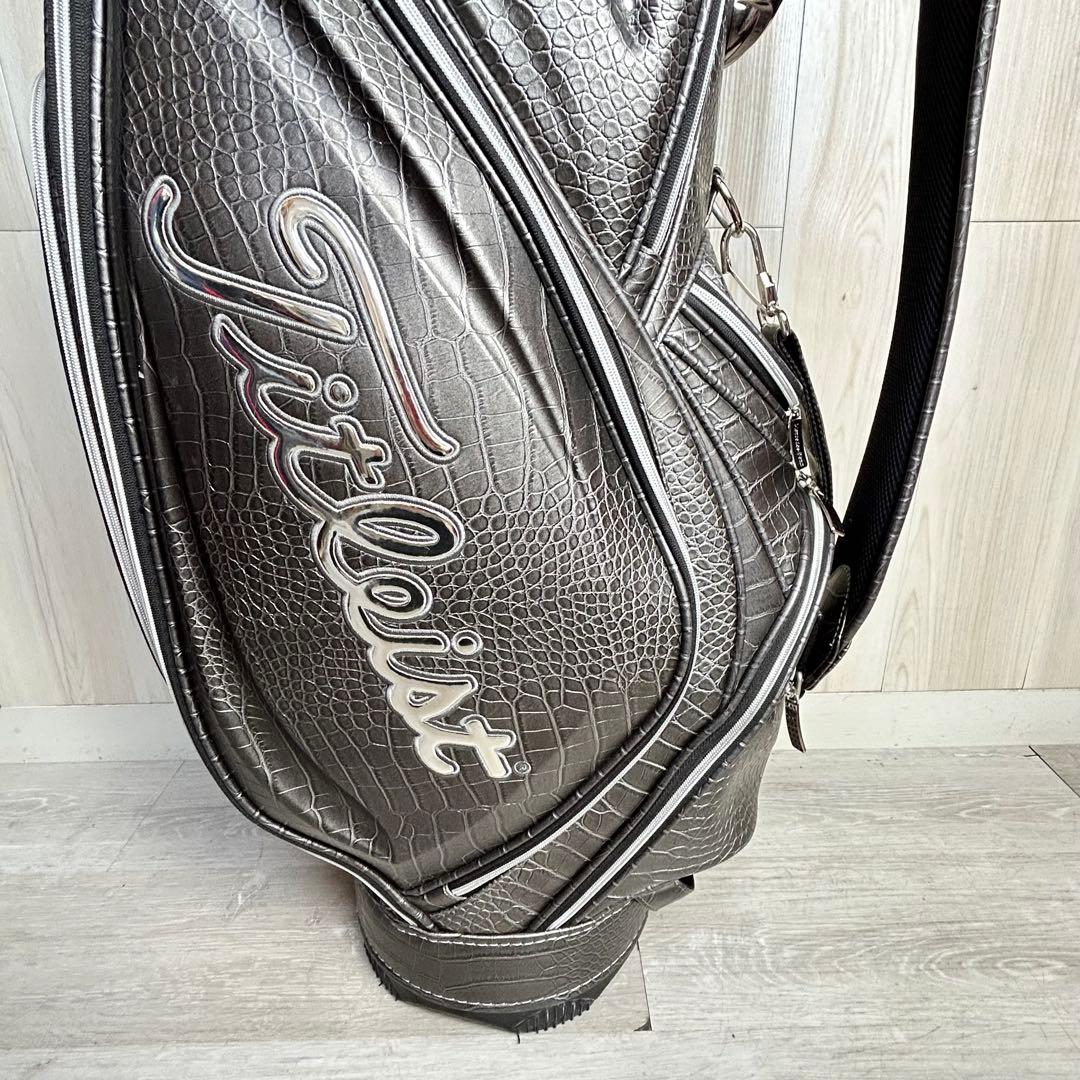 【美品！】タイトリスト メルセデスベンツ ゴルフキャディバッグ 限定品ワニ