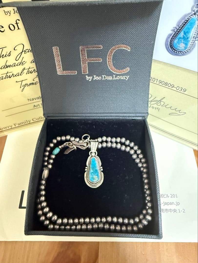 LFC ターコイズペンダント ネックレス