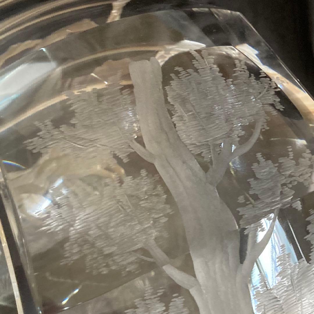 モーゼル　花瓶　馬　高さ約26cm