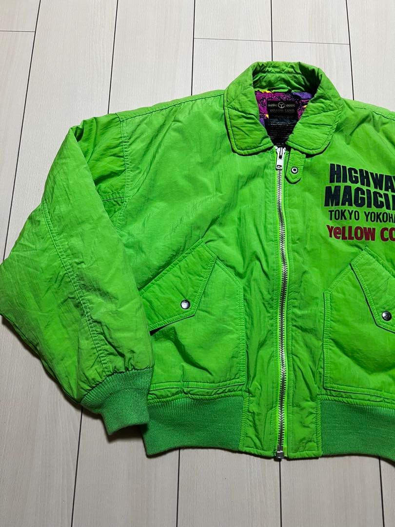 yellow corn イエローコーン　ブルゾン　MA-1 90s 希少　中綿