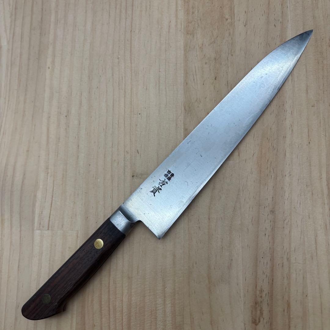 吉實　牛刀 包丁　日本鋼　刃渡り21cm