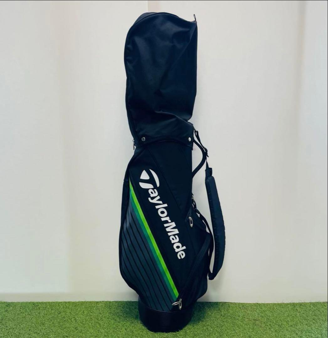 新品 テーラーメイド キャディバッグ 黒 ストライプ ゴルフ クラブ RBZ