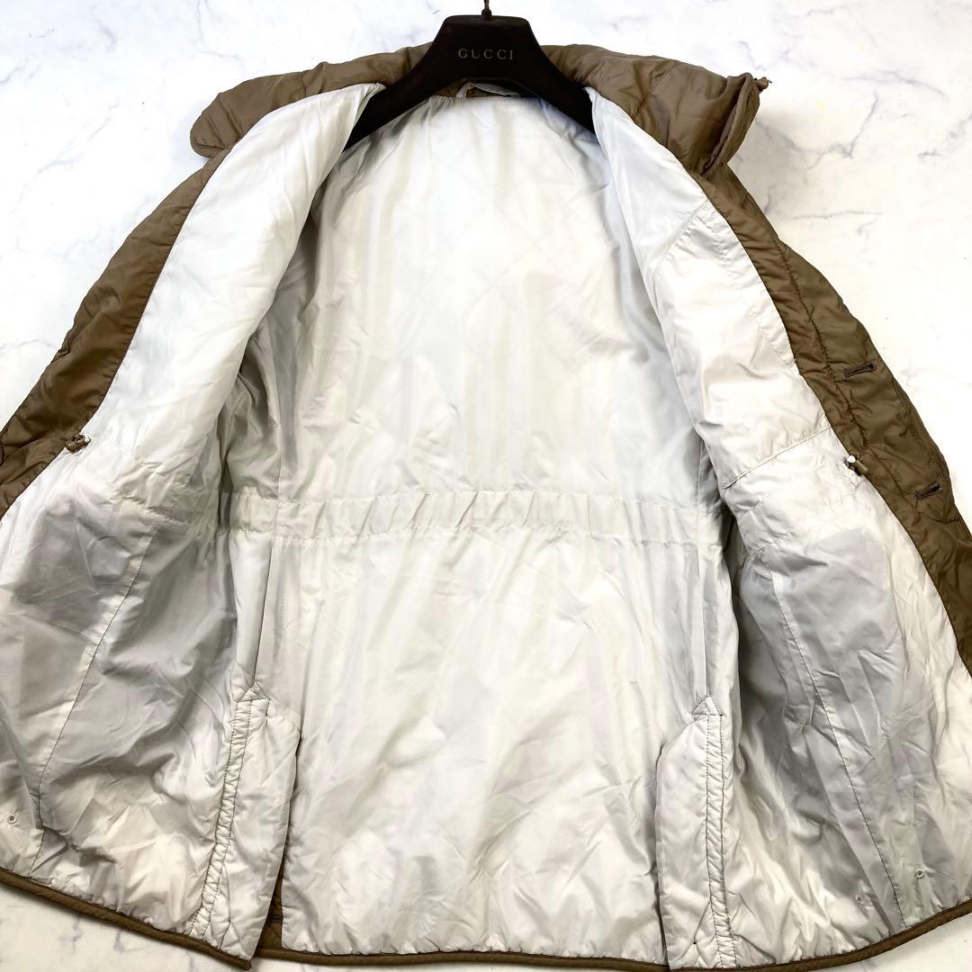 美品 45rpm プリマロフト キルティング ウエストブラウジングコート 3