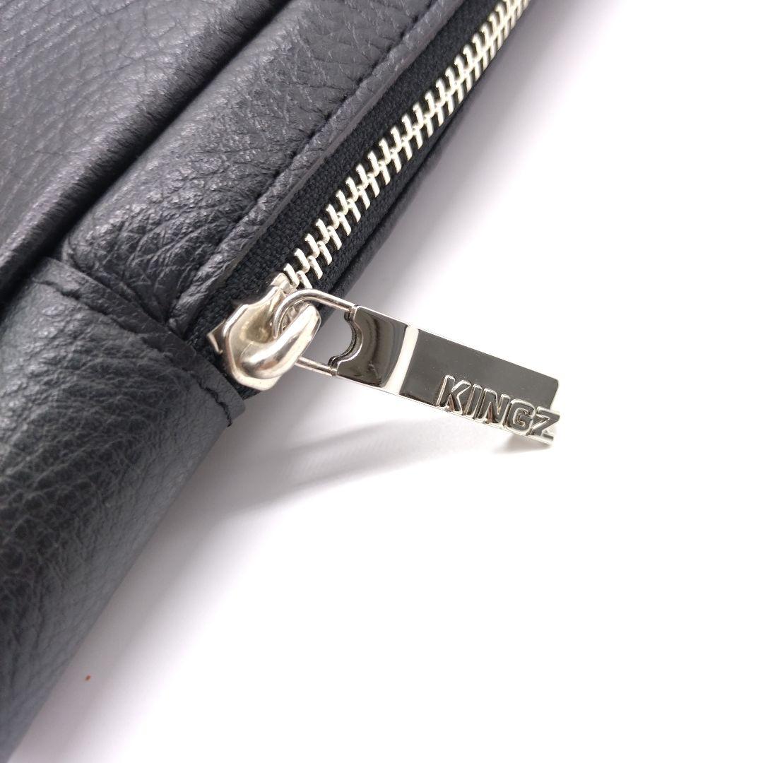 【極美品】サマンサキングズ レザー トートバッグ ショルダー メンズ ブラック