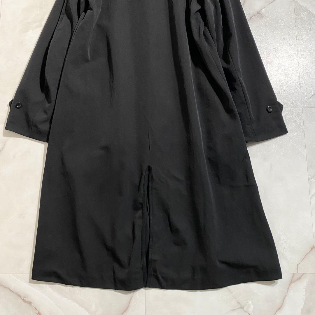 B17614 美品 Y's 00AW 比翼仕立て シワギャバステンカラーコート4