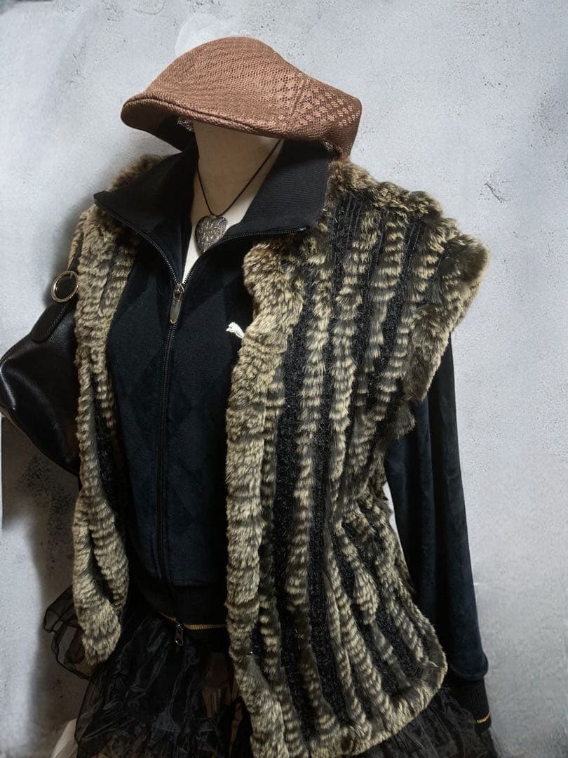 00sPUMA定価6万✴︎ベロアy2kトラックJKフェアリーグランジパンクロック