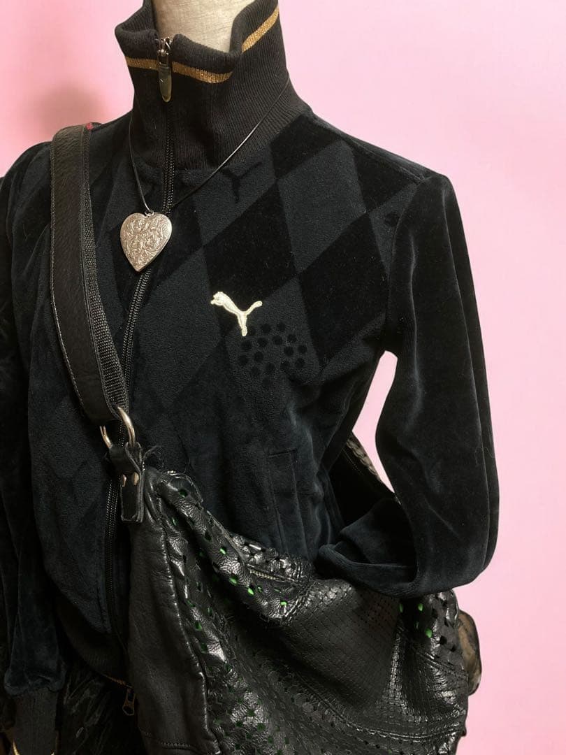 00sPUMA定価6万✴︎ベロアy2kトラックJKフェアリーグランジパンクロック