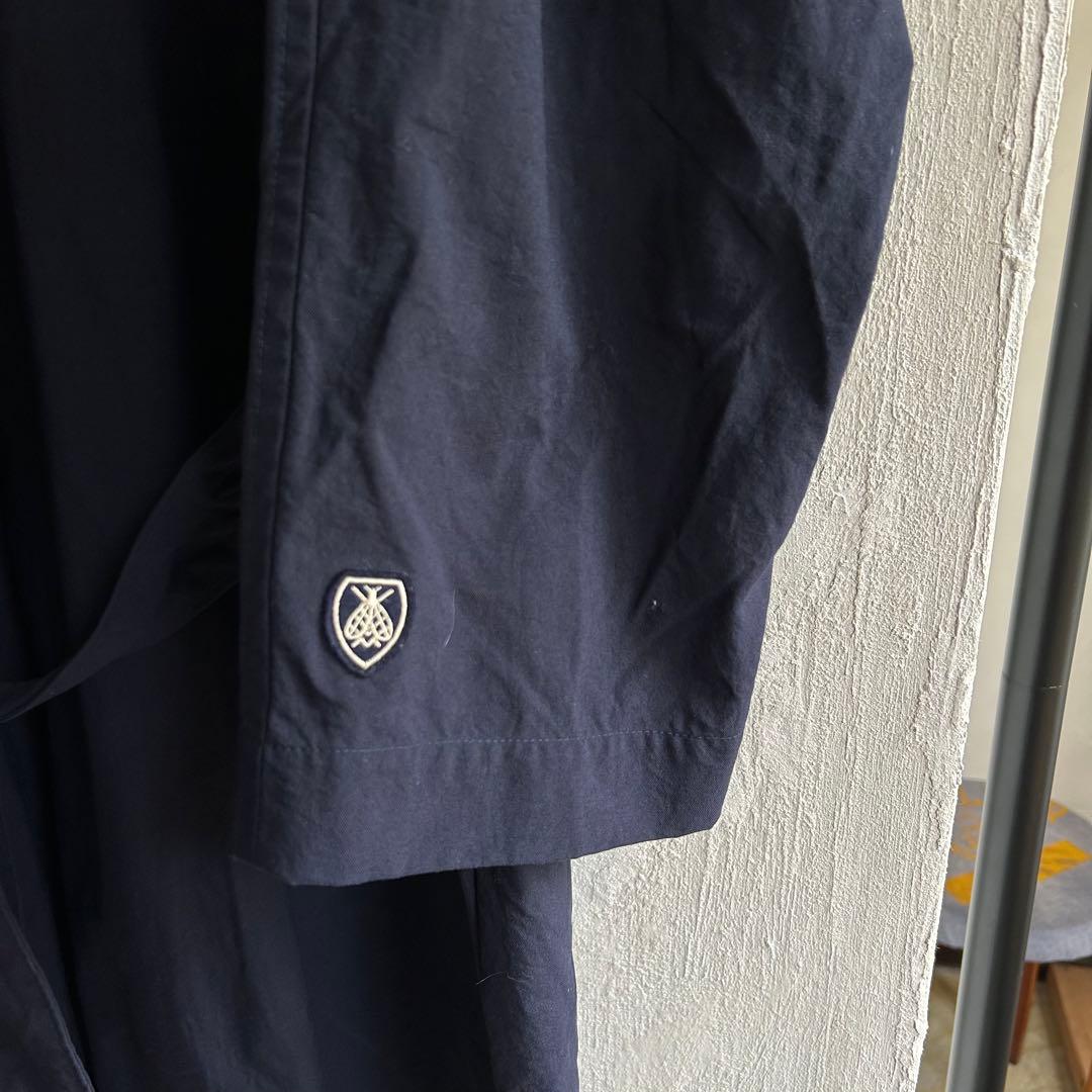 美品 ORCIVAL ベルテッド ナイロンコート BSHOP ネイビー