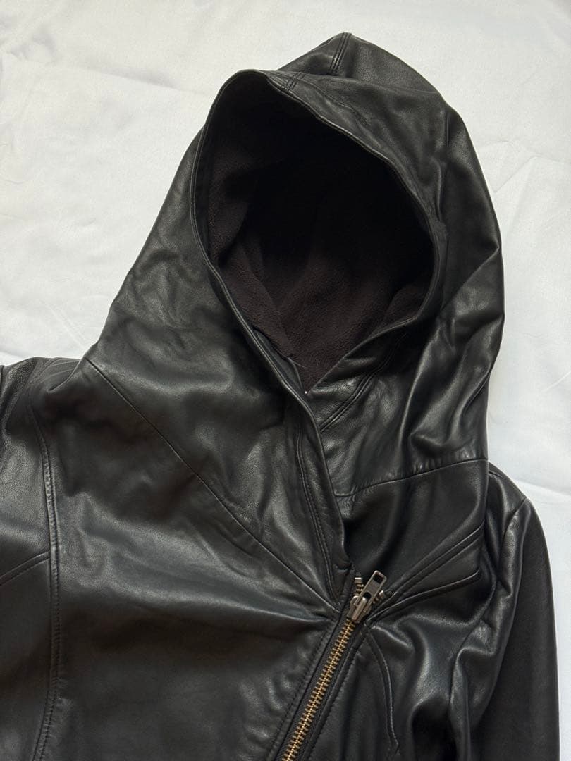 HELMUT LANG 黒レザーライダースジャケット