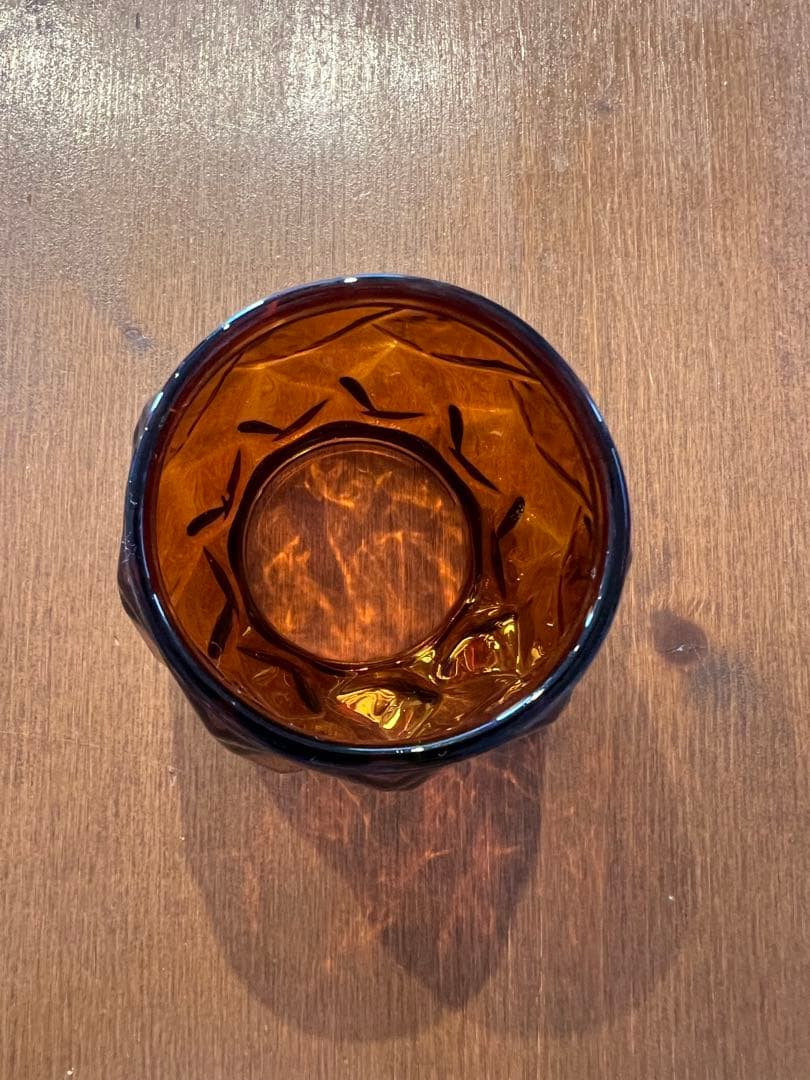 チ*党様 イワタデンキ　　クラッシュアイス　アンバーガラス ランタン