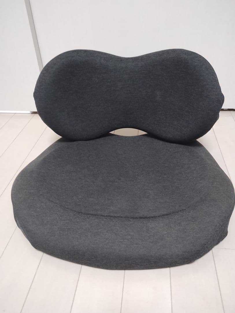 エクスジェル ハグカンフィ グレー 座椅子 補助椅子 在宅 リモートワーク