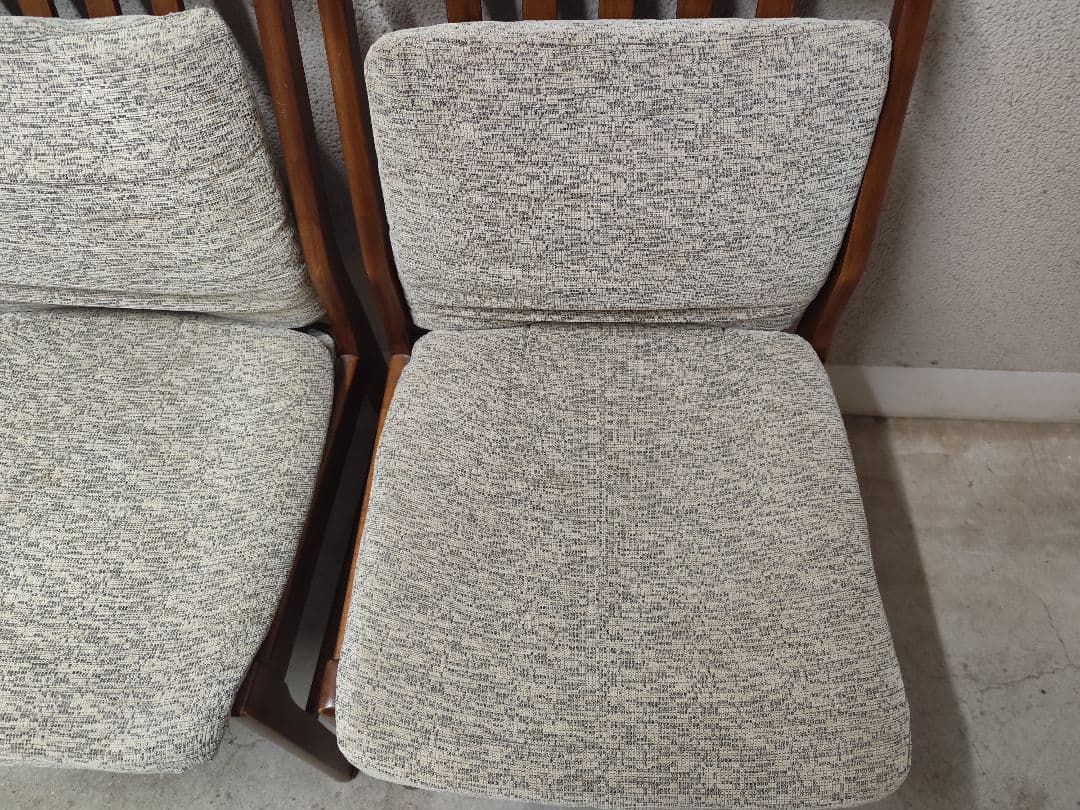 月末セール【大川家具】 TIFFANY ダイニングセット テーブル＆チェア3脚付