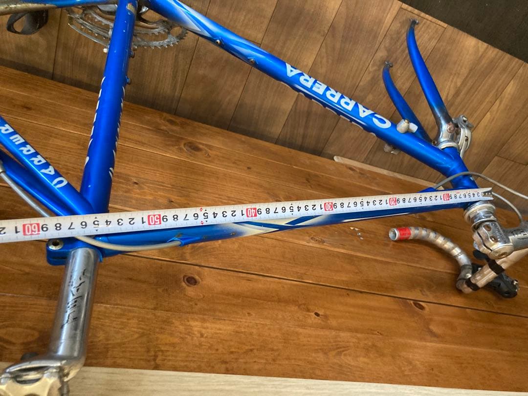 【現状販売！CARRERAフレームetc.】2×9速　クロモリ　700c