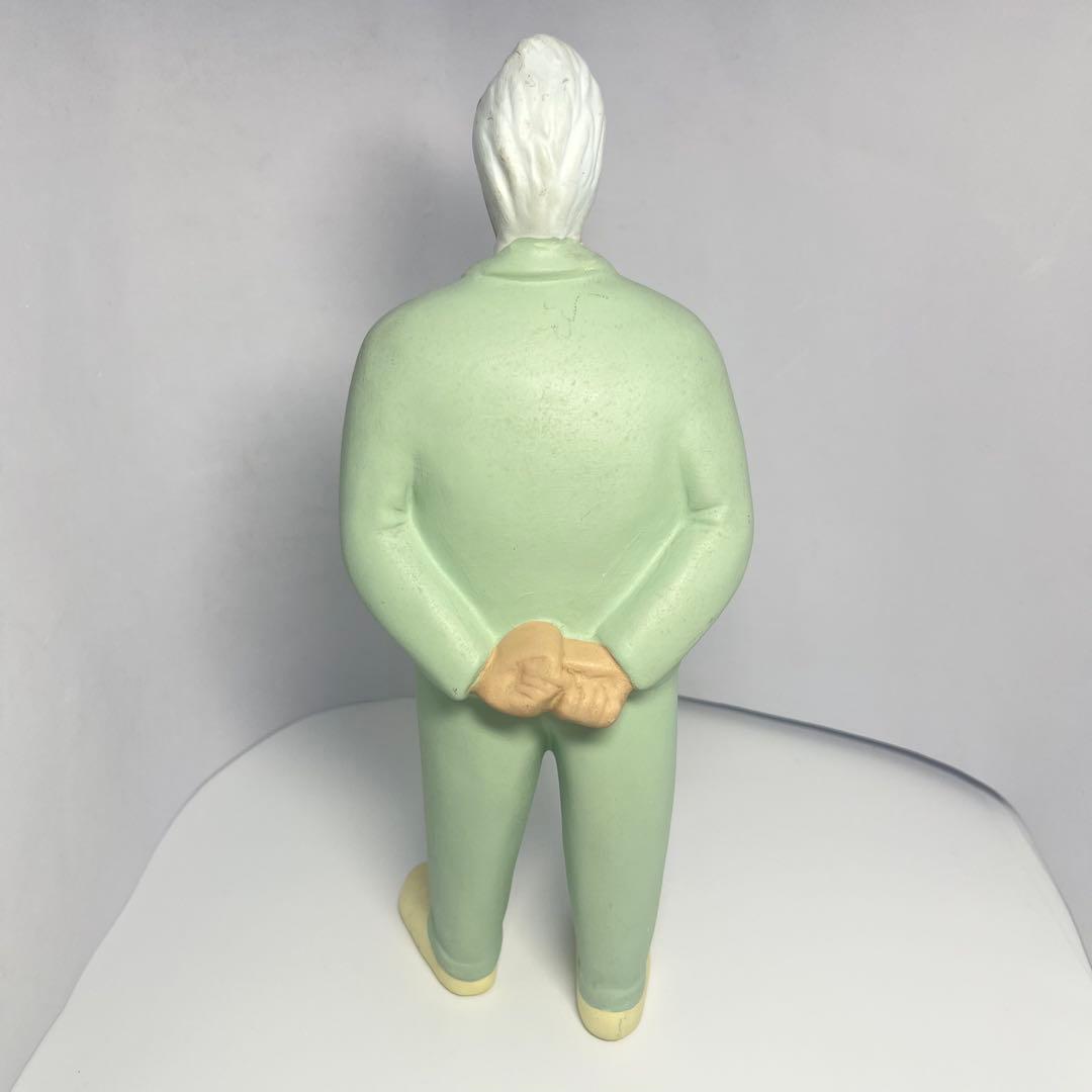 84年製　イタリア　L'Aquilone ラクイローネ　スーツ姿の男性陶器像