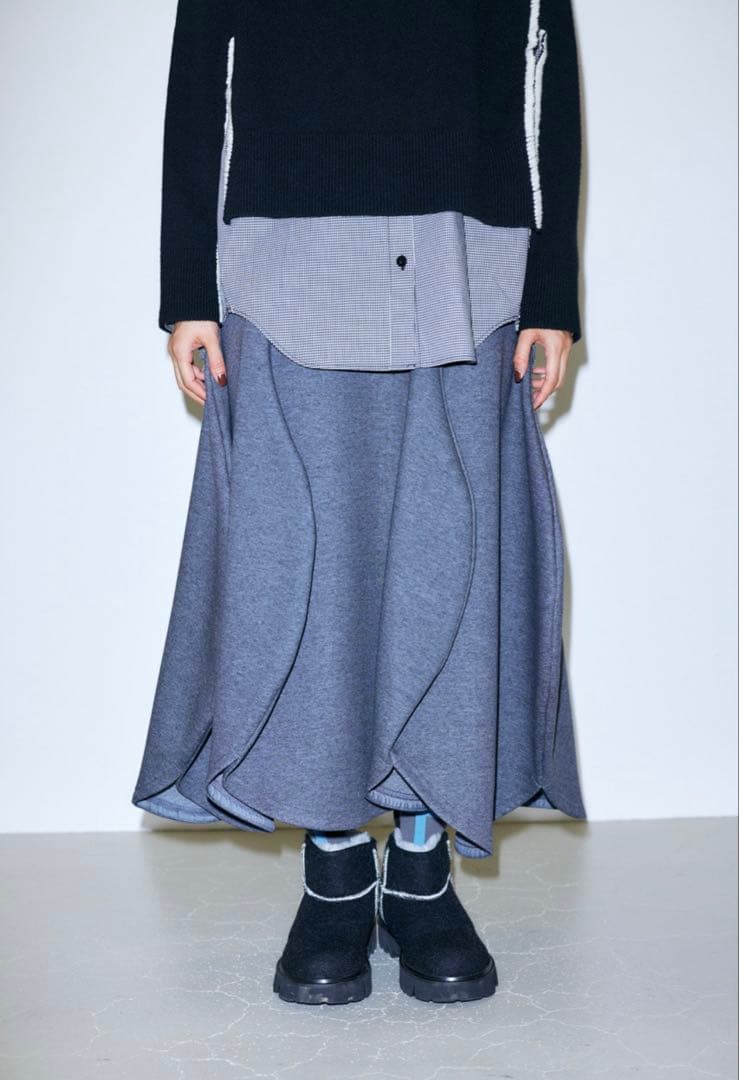 ナゴンスタンス ダンボール Rounded SK/スカート M グレー