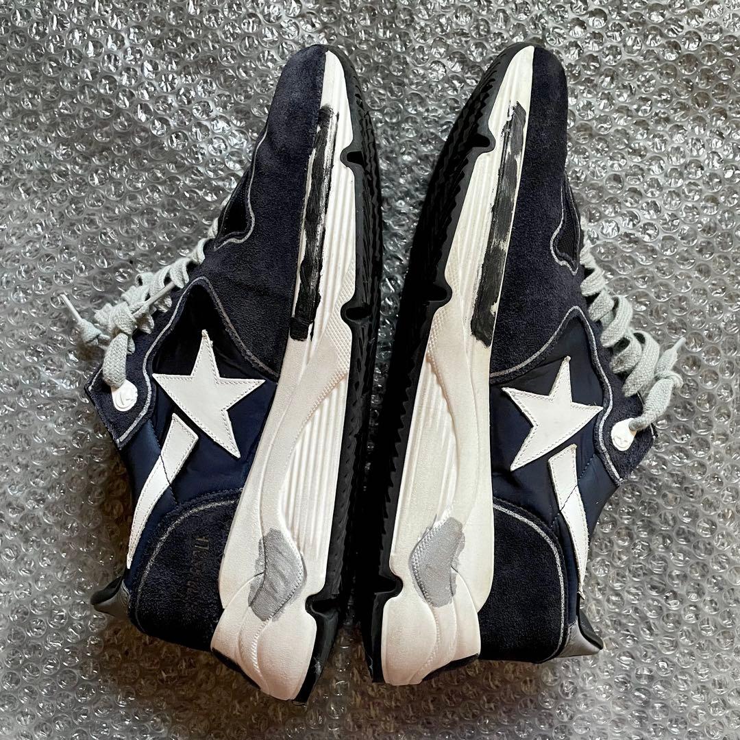 靴 GOLDEN  SUEDE TOE AND SPUR NET TOE