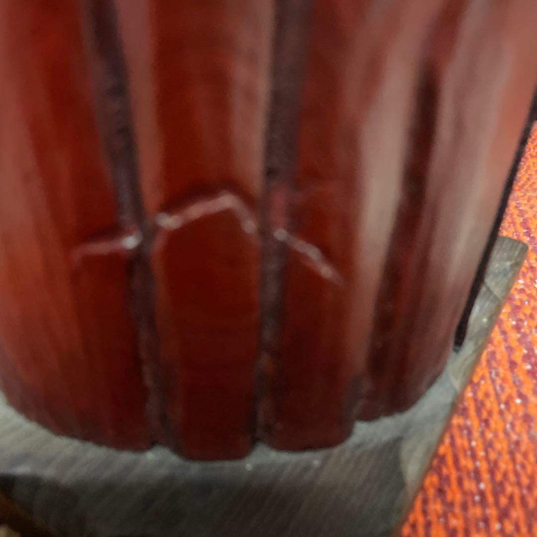 スペイン製　木彫　ワインボトルホルダー