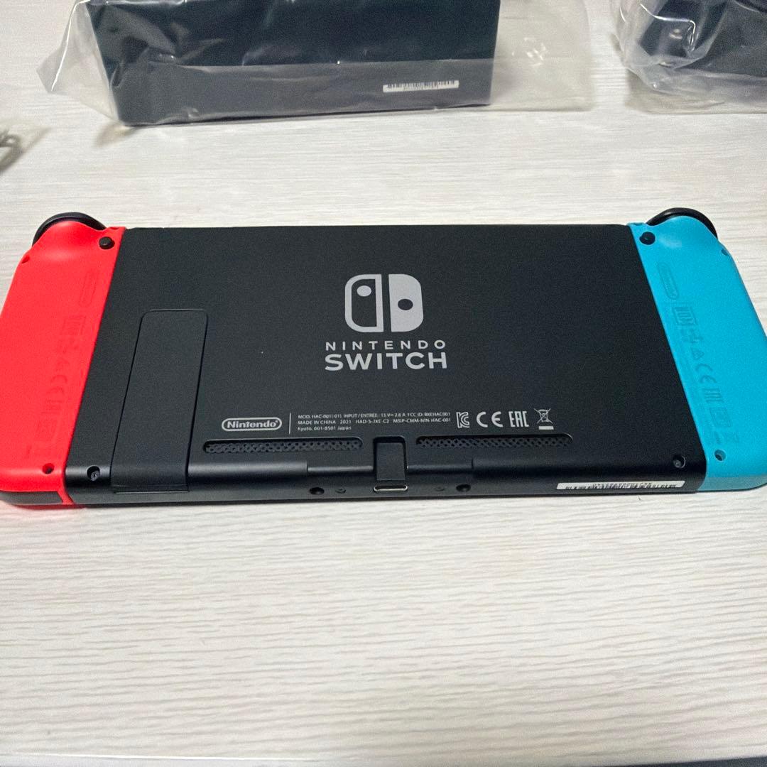 Nintendo Switch ネオンブルー 本体　256GB SDカード付き