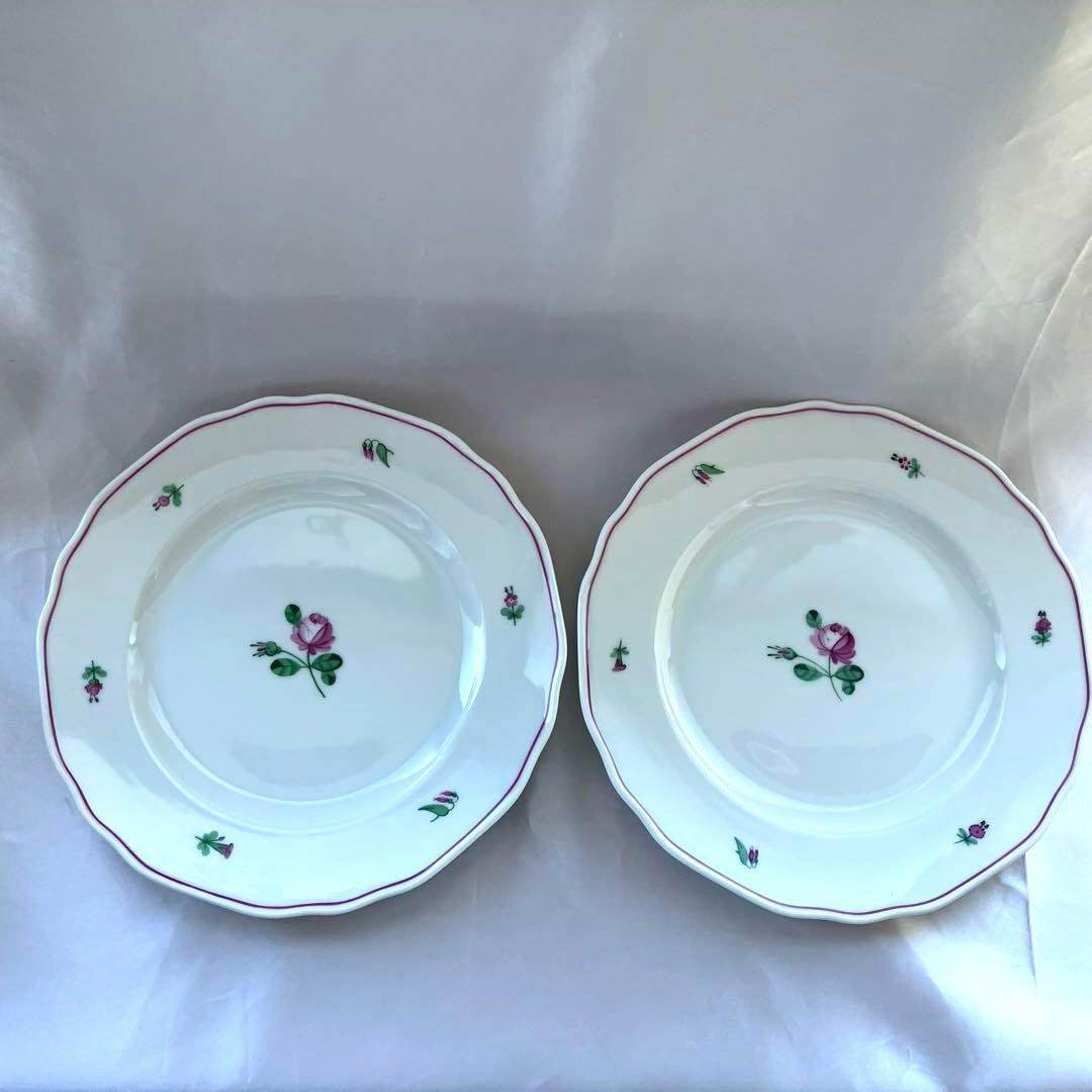 アウガルテン　オールドウィンナーローズ③20センチ皿2枚