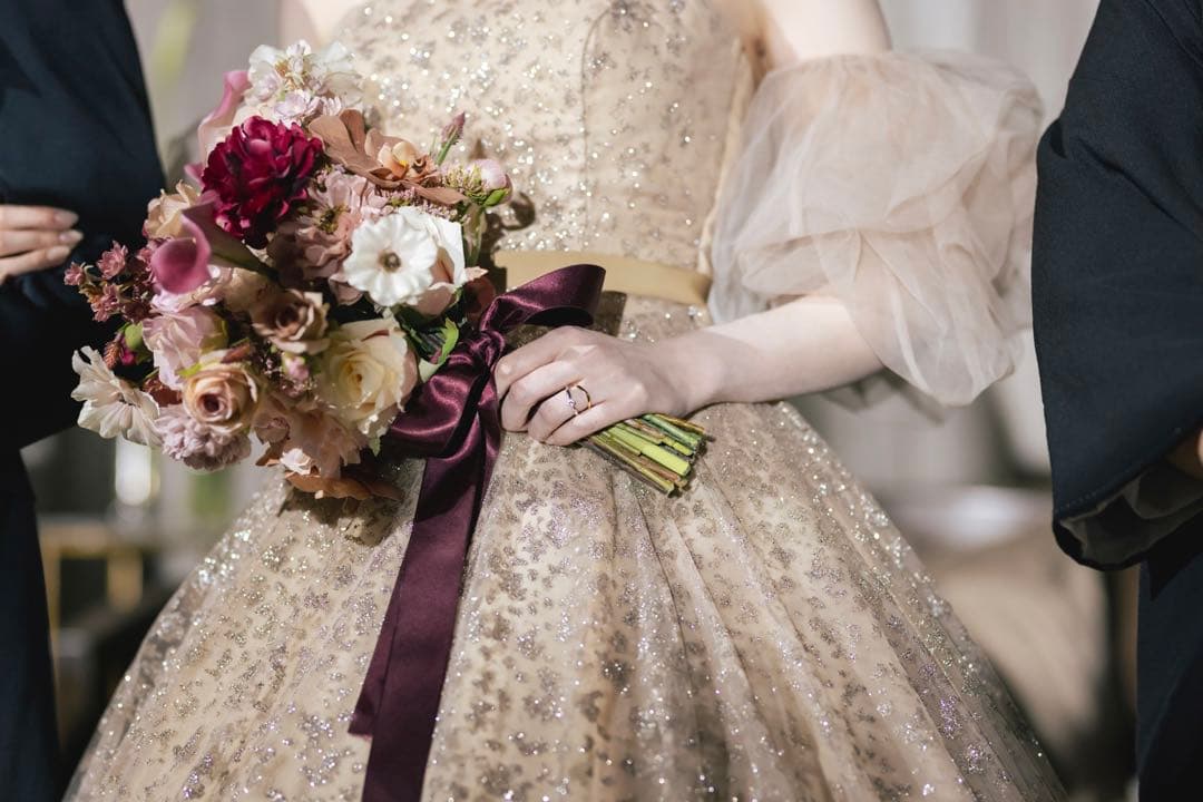 アーティフィシャルフラワー ブーケ ウエディング ブーケ ブートニア