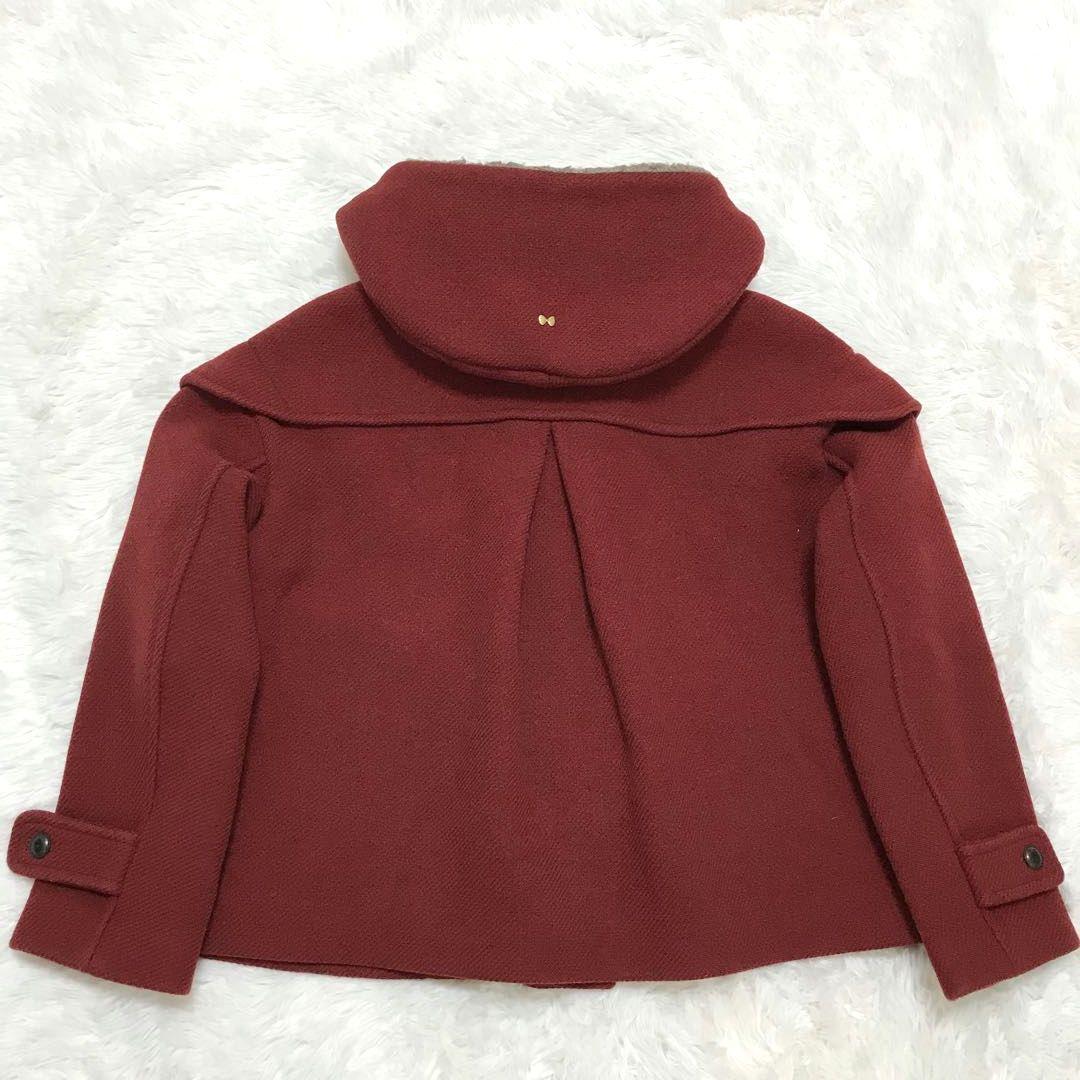 希少✨ミナペルホネン ダッフルコート 高級 ヤクウール 金のチャーム M