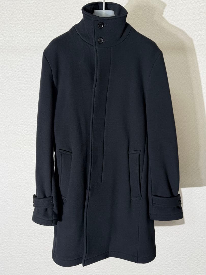 junhashimoto スタンドカラーコート 黒 4