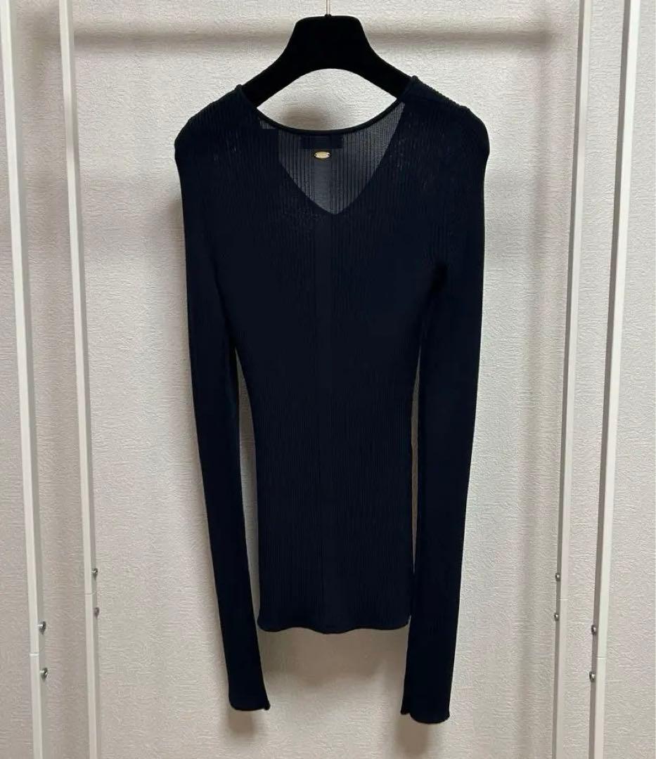 anuans リュクスビスコースニットプルオーバー