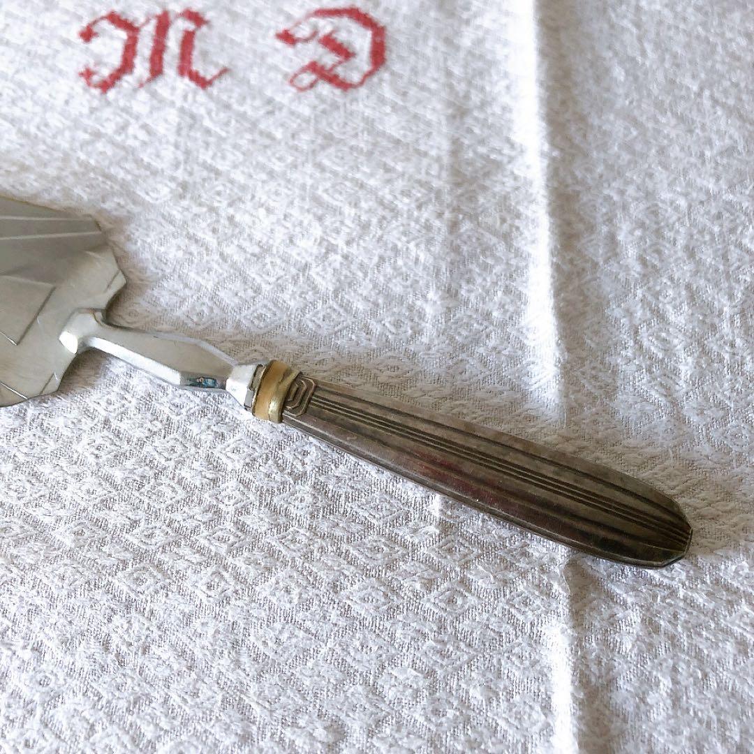 フランスアンティーク　箱入りケーキサーバー　フランスアンティークカトラリー