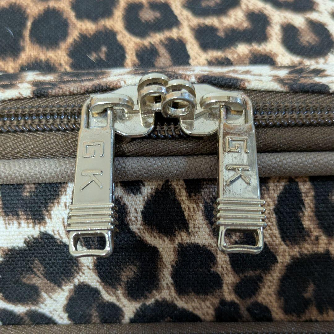 ★希少★ 伊太利屋 イタリヤ ソフトキャリー バッグ レオパード ひょう柄