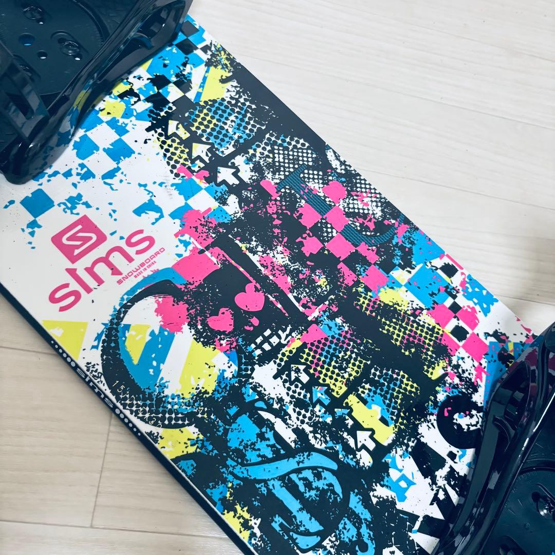 SIMS スノーボード ビンディング付き レディース 初心者向け