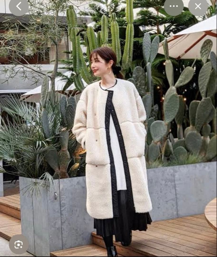 HYKE ハイク ボアコート　1